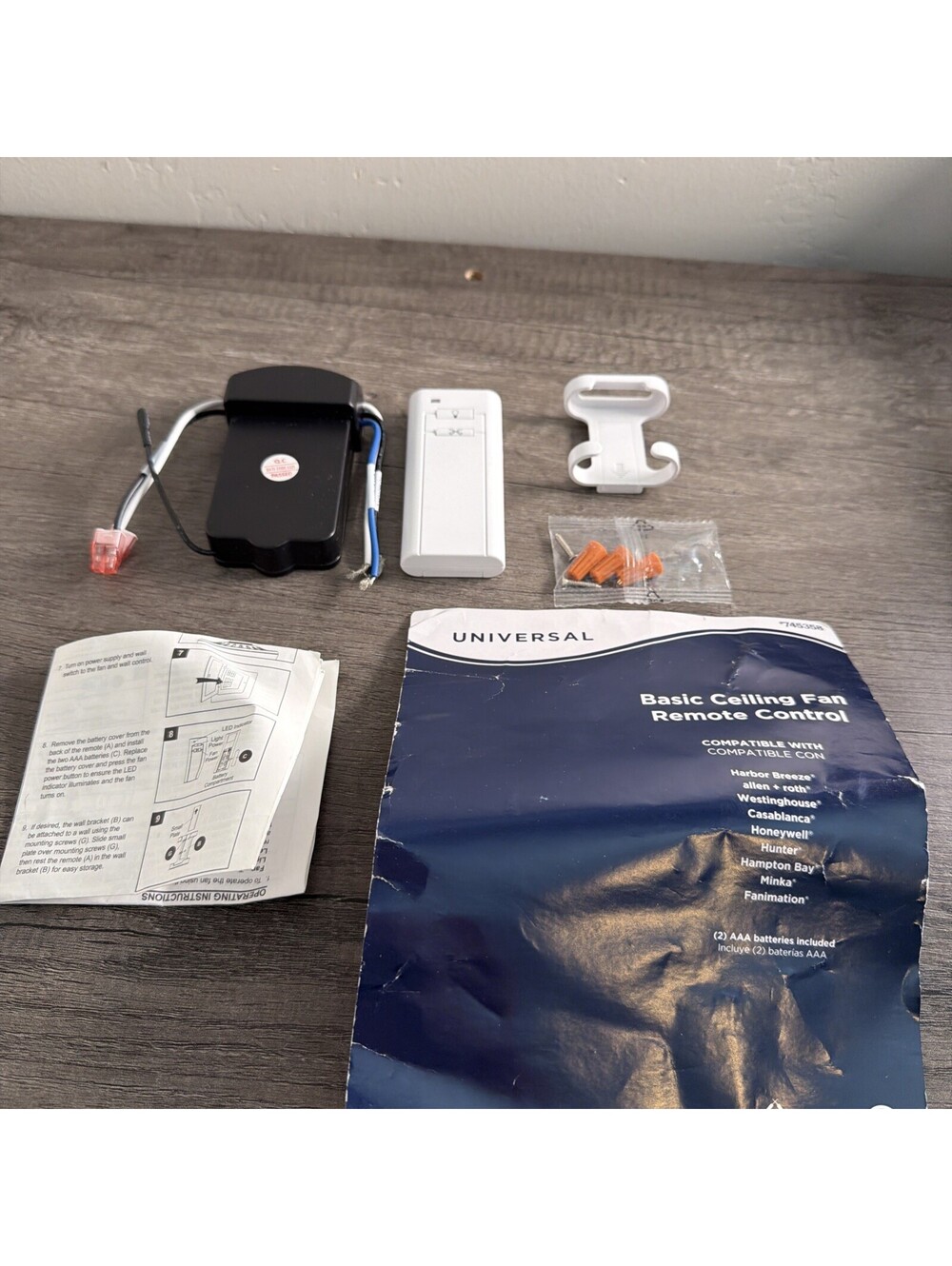 Harbor Breeze Ceiling Fan Universal Remote Control Smart Sync #0745358